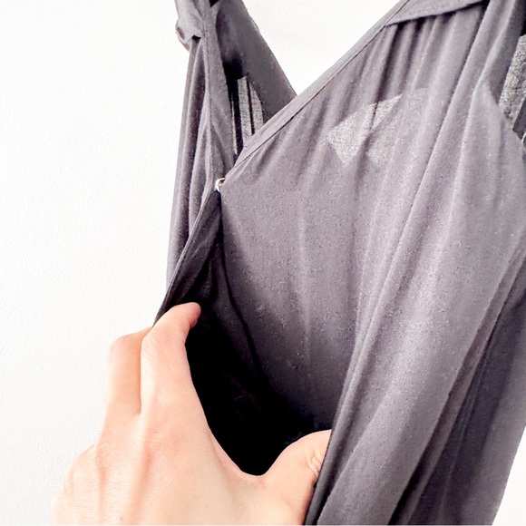 BCBGeneration Flutter Sleeve V Neck NYE Casual Chic Mini Dress Black Small - Picture 8 of 13